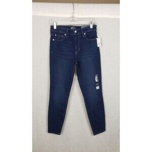 Gap‎ Denim Universal Legging Jeans 8/29 Regular Super Stretch Mid Rise Dark